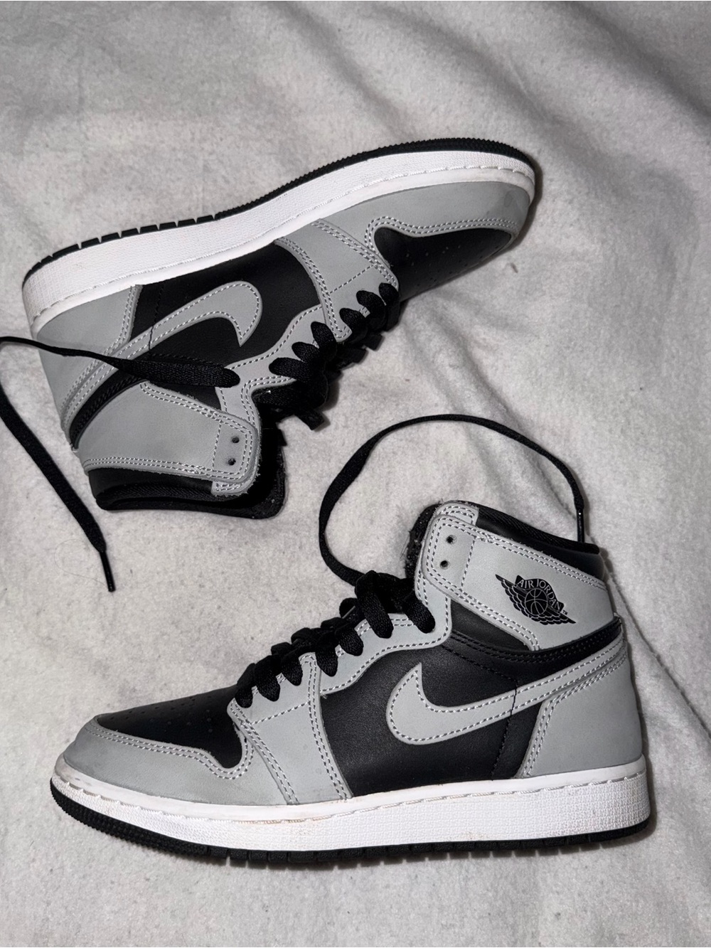 Nike Black & Grey High-Top Sneakers